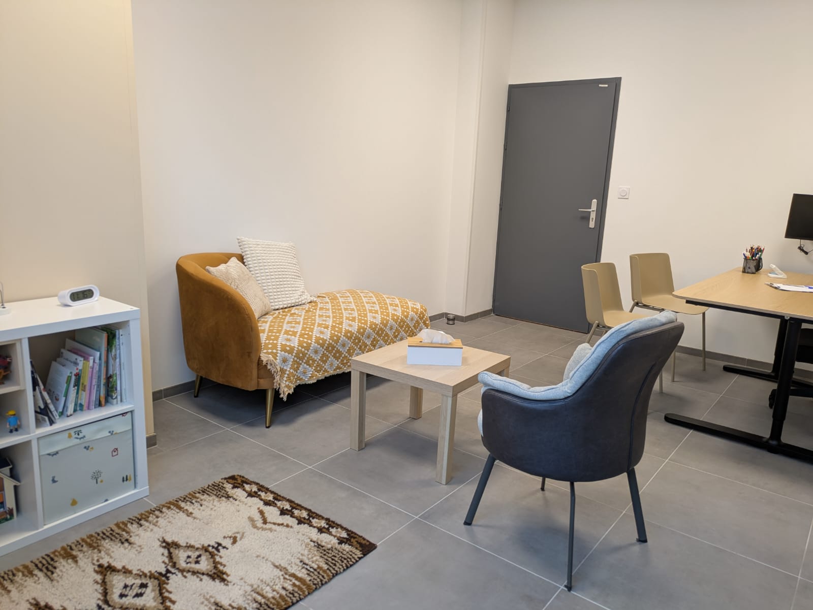 Détail du cabinet de psychologie au Centre Médical de Nantes Beaujoire