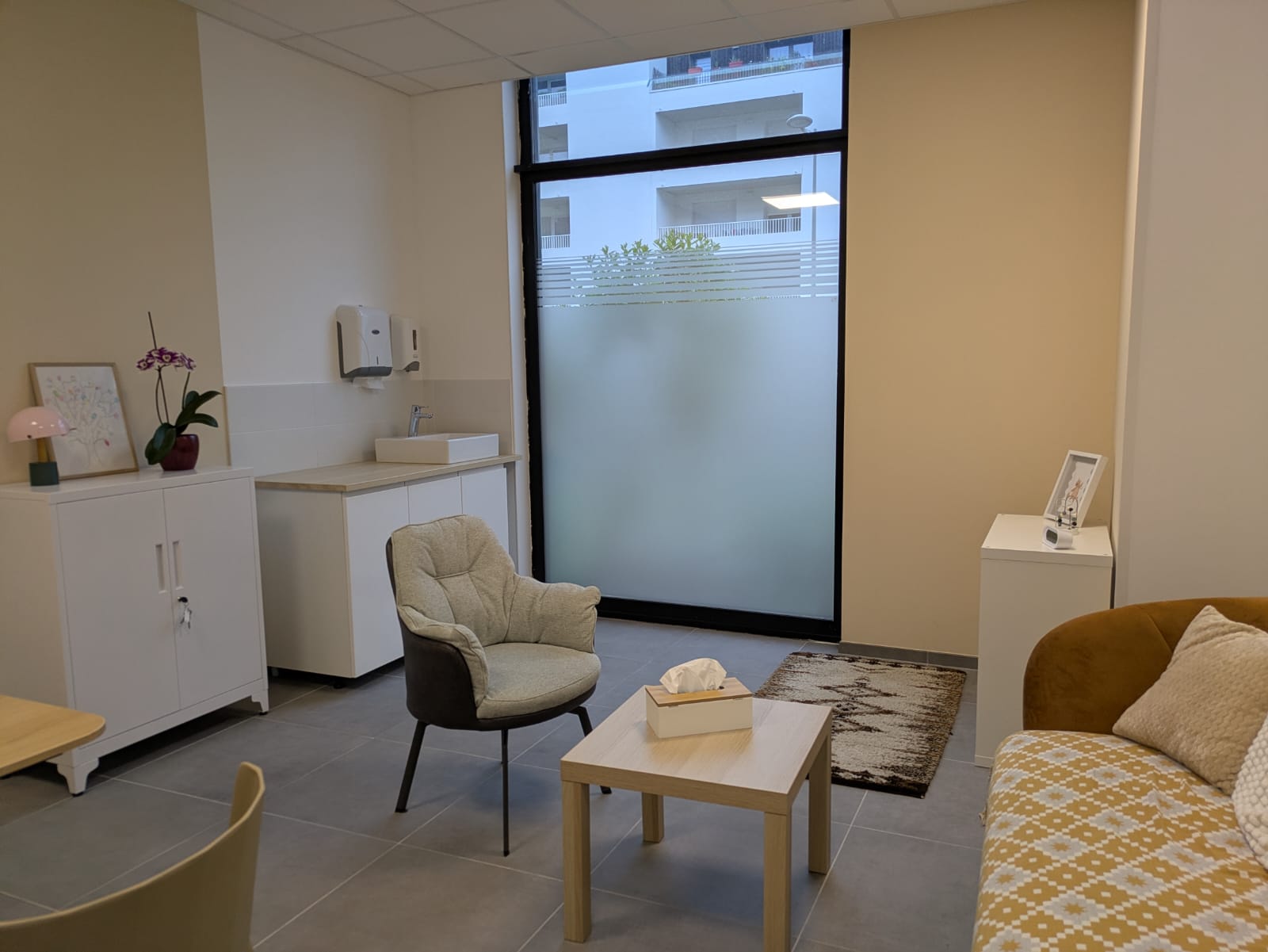 Espace de consultation de Fanny Archambaud, psychologue clinicienne à Nantes